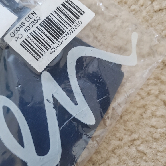 Mini Boden Navy Leggings with Embroidered Cat Faces Kids 4-5 - Picture 5 of 5